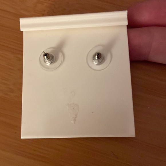 New Rinstone crusted twin cherries stud earrings by Jubilee - Picture 2 of 3